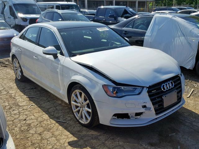 WAUEFGFF0F1042922 - 2015 AUDI A3 PREMIUM WHITE photo 1