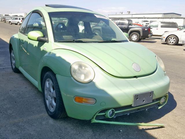 3VWCP21C32M425657 - 2002 VOLKSWAGEN NEW BEETLE მწვანე ფოტო 1