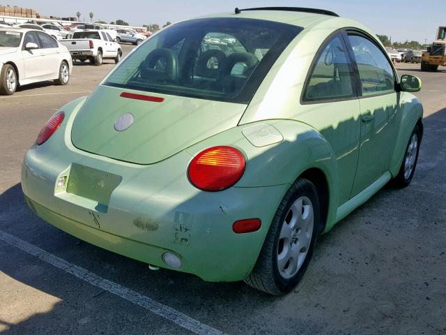 3VWCP21C32M425657 - 2002 VOLKSWAGEN NEW BEETLE მწვანე ფოტო 4