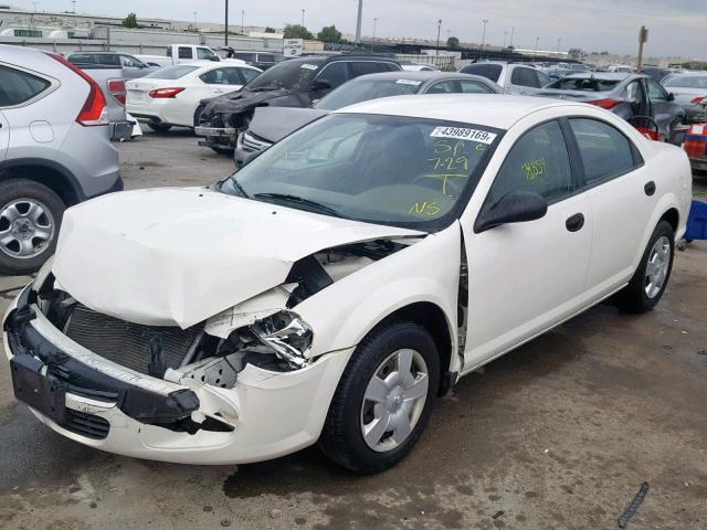 1B3EL36X33N590707 - 2003 DODGE STRATUS SE WHITE photo 2