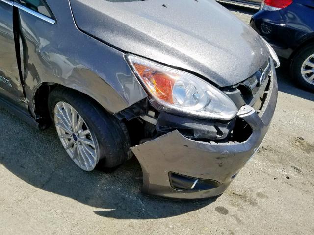 1FADP5CU1EL517148 - 2014 FORD C-MAX PREM GRAY photo 9