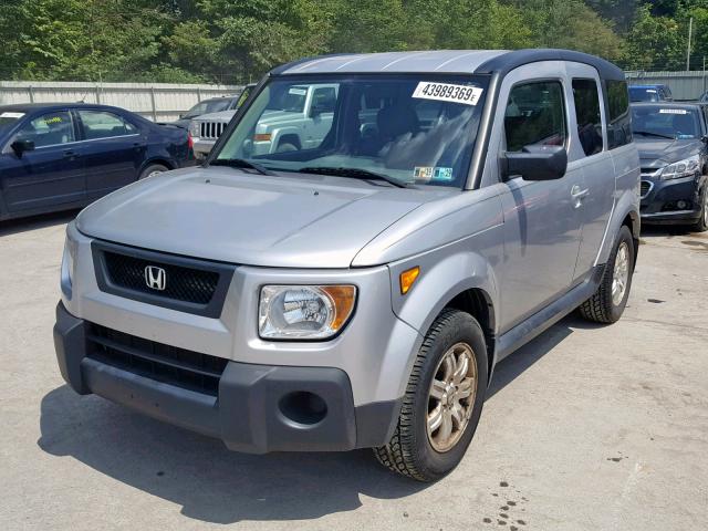 5J6YH28716L019215 - 2006 HONDA ELEMENT EX SILVER photo 2