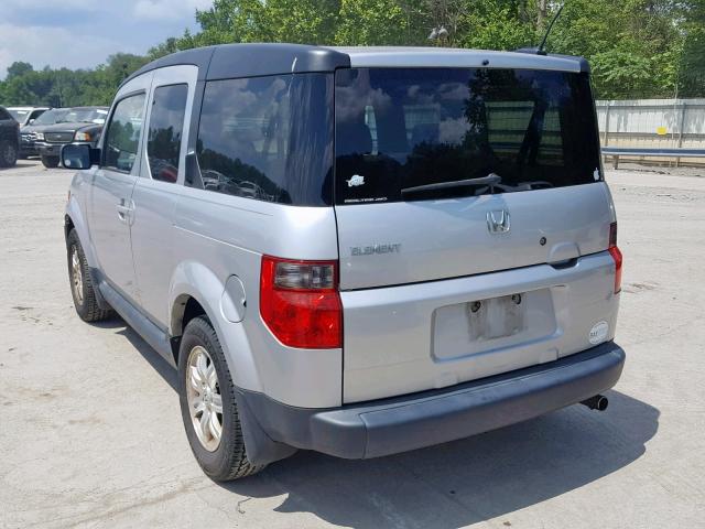 5J6YH28716L019215 - 2006 HONDA ELEMENT EX SILVER photo 3