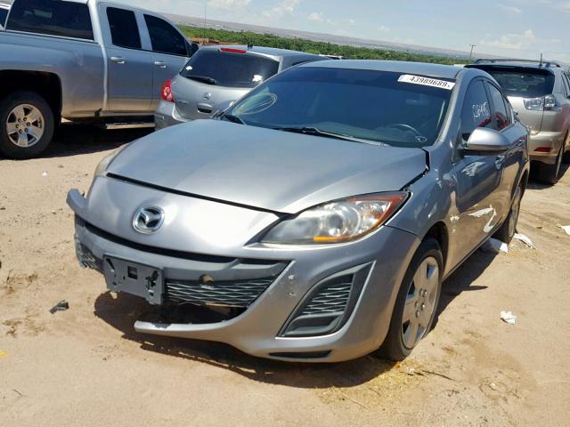 JM1BL1UF1B1474864 - 2011 MAZDA 3 I GRAY photo 2