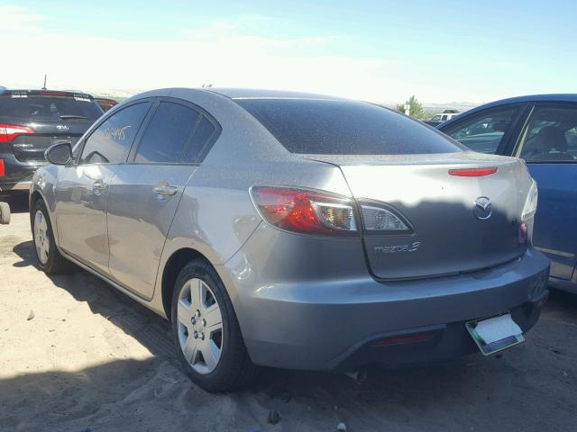 JM1BL1UF1B1474864 - 2011 MAZDA 3 I GRAY photo 3