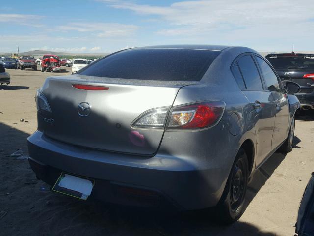 JM1BL1UF1B1474864 - 2011 MAZDA 3 I GRAY photo 4