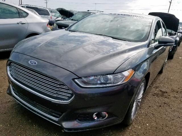 3FA6P0K9XGR331833 - 2016 FORD FUSION TIT CHARCOAL photo 2