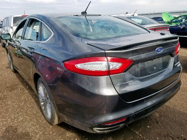 3FA6P0K9XGR331833 - 2016 FORD FUSION TIT CHARCOAL photo 3