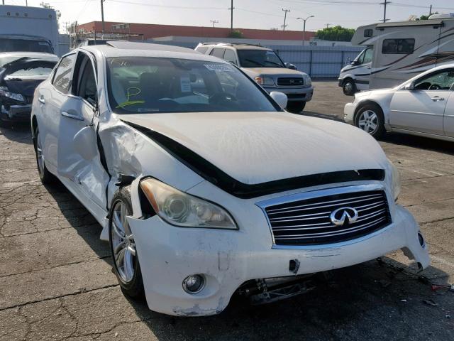 JN1AY1AP9BM520257 - 2011 INFINITI M56 WHITE photo 1