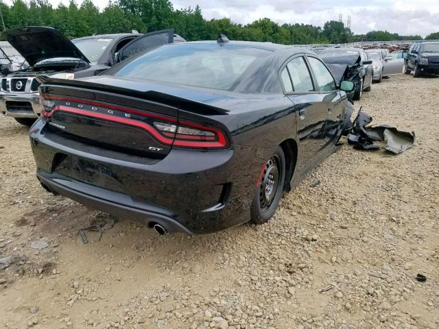 2C3CDXHG5KH583924 - 2019 DODGE CHARGER GT BLACK photo 4