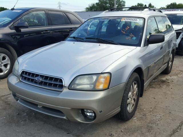 4S3BH675437619119 - 2003 SUBARU LEGACY OUT SILVER photo 2