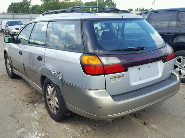 4S3BH675437619119 - 2003 SUBARU LEGACY OUT SILVER photo 3