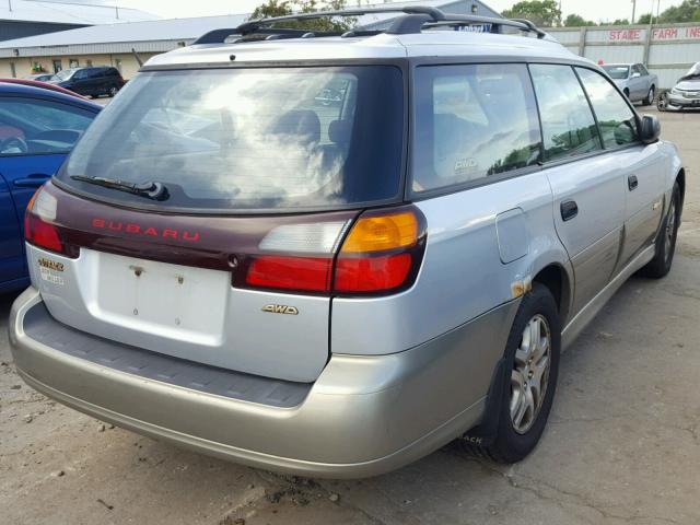 4S3BH675437619119 - 2003 SUBARU LEGACY OUT SILVER photo 4