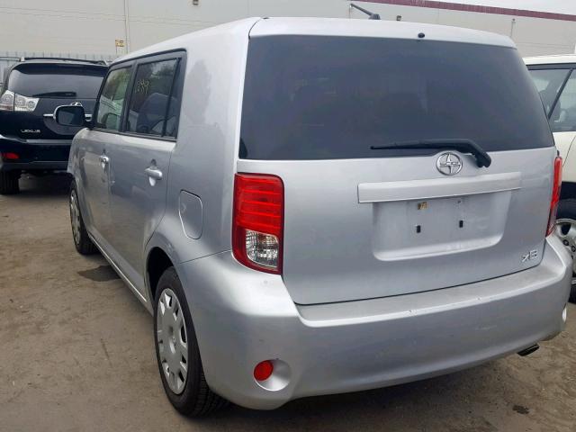 JTLZE4FE3B1123831 - 2011 TOYOTA SCION XB 银色 照片 3