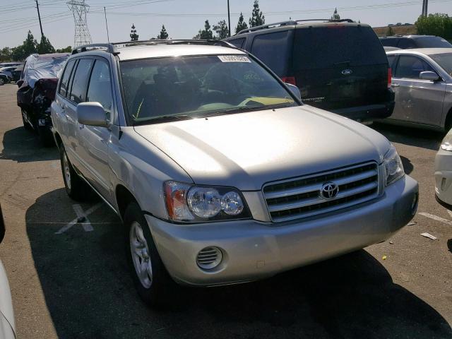 JTEGD21A010017366 - 2001 TOYOTA HIGHLANDER SILVER photo 1