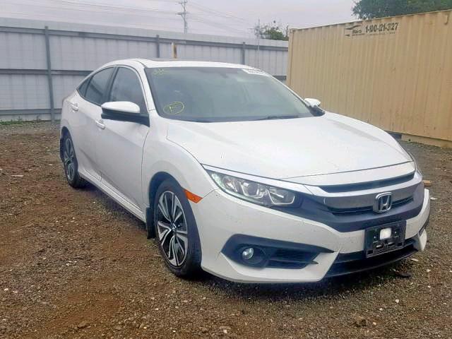 2HGFC1F79GH638914 - 2016 HONDA CIVIC EXL WHITE photo 1