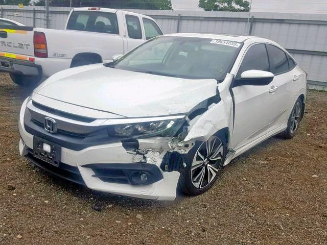 2HGFC1F79GH638914 - 2016 HONDA CIVIC EXL WHITE photo 2