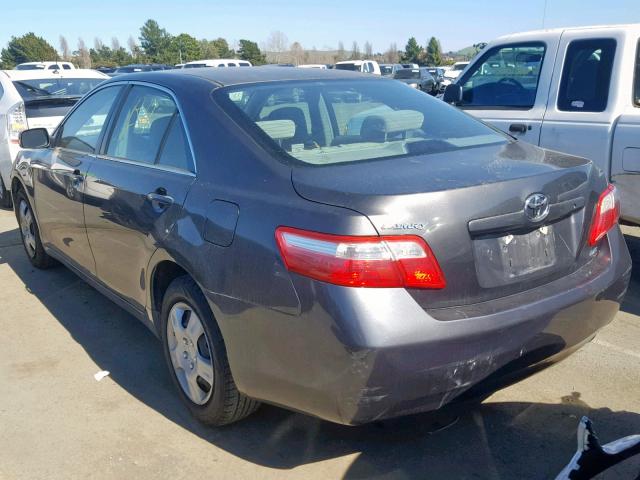 4T4BE46K28R030410 - 2008 TOYOTA CAMRY CE GRAY photo 3