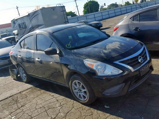 3N1CN7AP1FL835705 - 2015 NISSAN VERSA S BLACK photo 1