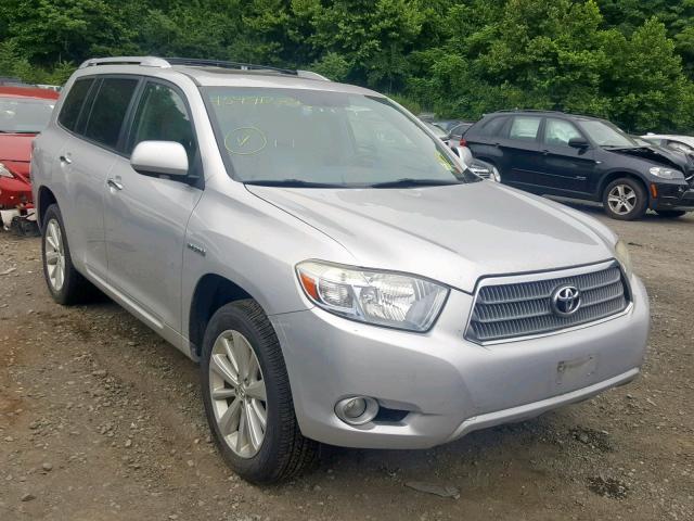 JTEEW44A682010347 - 2008 TOYOTA HIGHLANDER SILVER photo 1