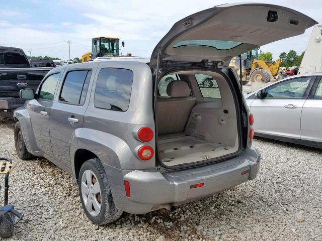 3GNDA13D17S605528 - 2007 CHEVROLET HHR LS GRAY photo 3