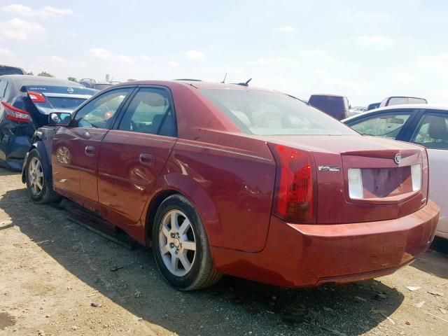 1G6DP567350107584 - 2005 CADILLAC CTS HI FEA RED photo 3