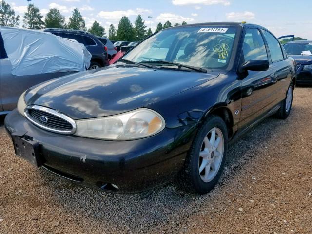 1FAFP66L3WK232024 - 1998 FORD CONTOUR LX BLACK photo 2