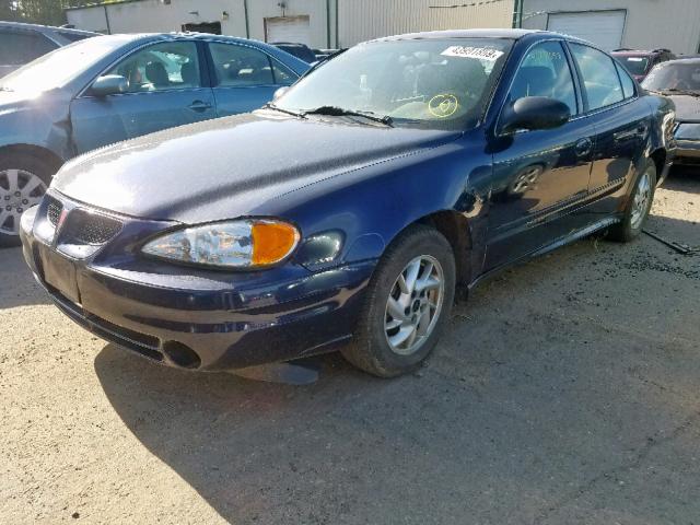 1G2NF52E24M675247 - 2004 PONTIAC GRAND AM S BLUE photo 2