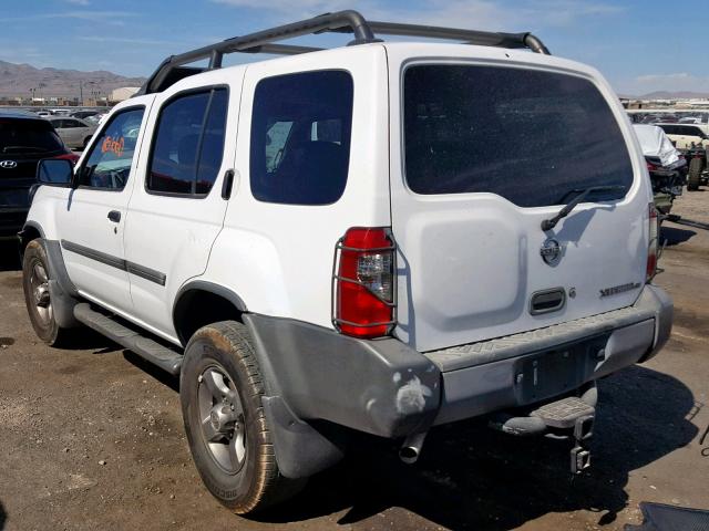 5N1ED28T72C543962 - 2002 NISSAN XTERRA XE WHITE photo 3