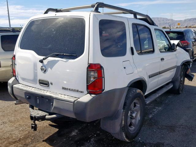 5N1ED28T72C543962 - 2002 NISSAN XTERRA XE WHITE photo 4