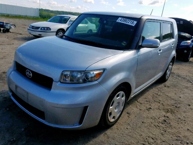 JTLKE50E881031493 - 2008 TOYOTA SCION XB 银色 照片 2