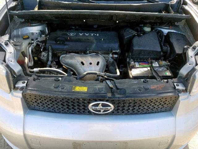 JTLKE50E881031493 - 2008 TOYOTA SCION XB 银色 照片 7