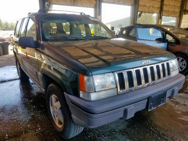 1J4GZ58SXPC659195 - 1993 JEEP GRAND CHER GREEN photo 1