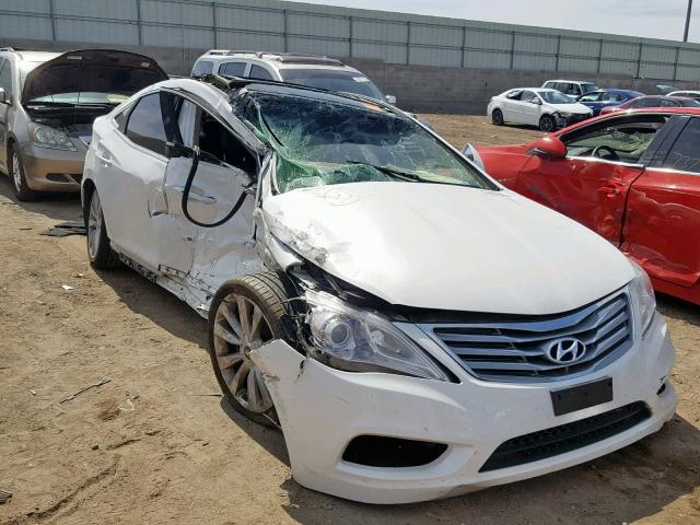 KMHFH4JG4DA232716 - 2013 HYUNDAI AZERA GLS WHITE photo 1