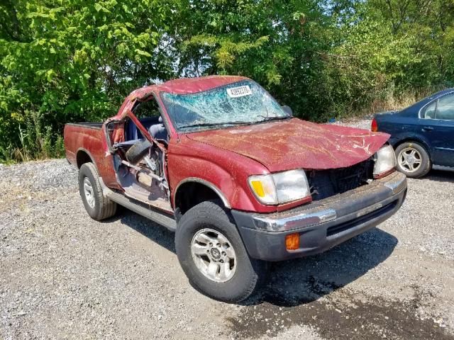 4TAPM62N0YZ594378 - 2000 TOYOTA TACOMA RED photo 1