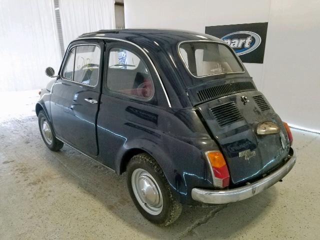 5084919 - 1972 FIAT 500 BLUE photo 3