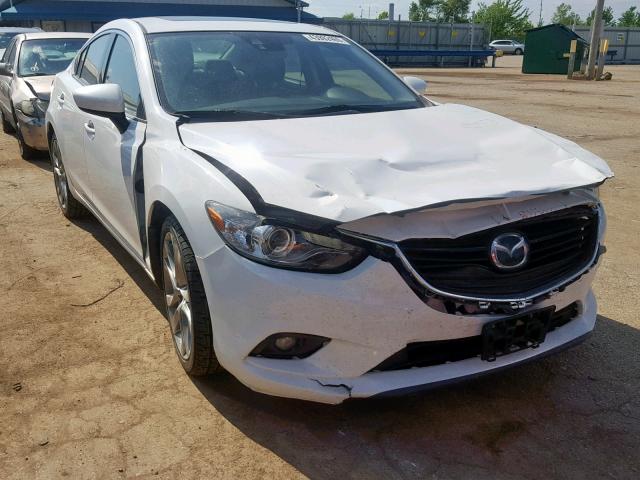 JM1GJ1W65E1148787 - 2014 MAZDA 6 GRAND TO WHITE photo 1