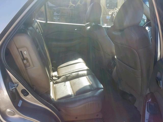 2HNYD18883H509352 - 2003 ACURA MDX TOURIN TAN photo 6