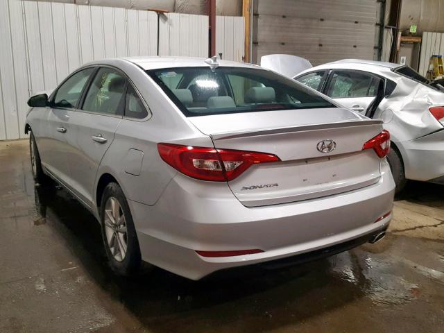 5NPE34AF4HH574545 - 2017 HYUNDAI SONATA SPO SILVER photo 3