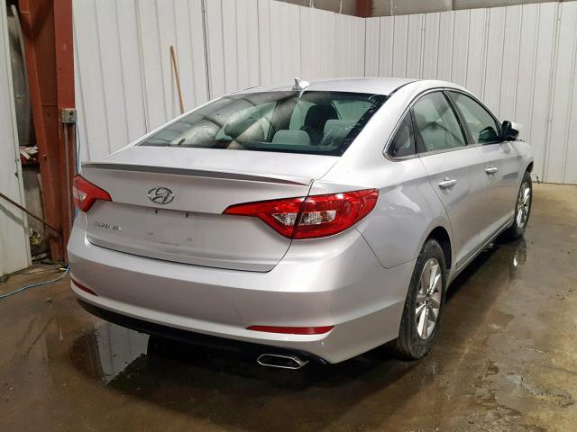 5NPE34AF4HH574545 - 2017 HYUNDAI SONATA SPO SILVER photo 4