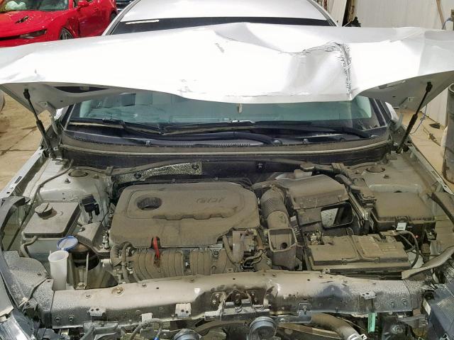 5NPE34AF4HH574545 - 2017 HYUNDAI SONATA SPO SILVER photo 7