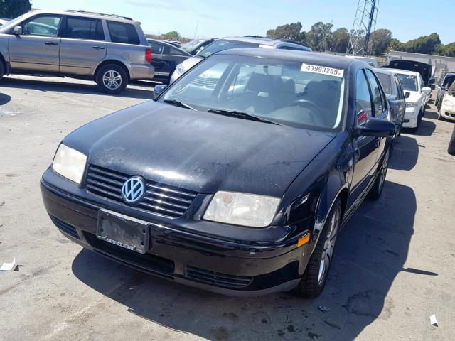 3VWSE69M33M061585 - 2003 VOLKSWAGEN JETTA GLS BLACK photo 2