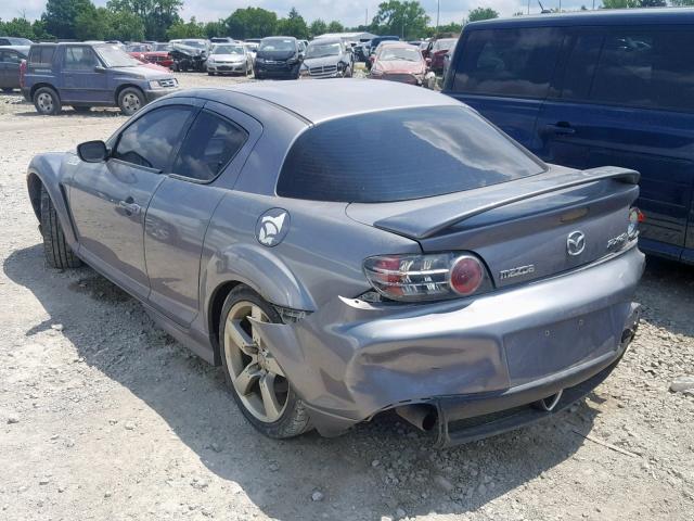 JM1FE17N450142460 - 2005 MAZDA RX8 GRAY photo 3