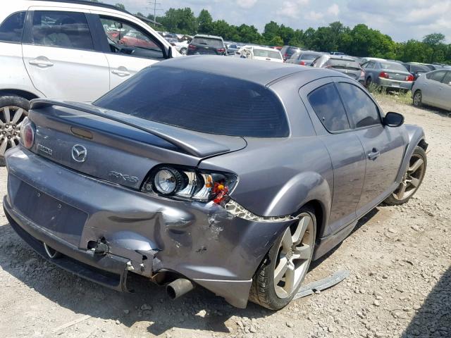 JM1FE17N450142460 - 2005 MAZDA RX8 GRAY photo 4