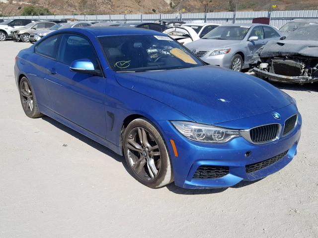 WBA3R1C56FK194253 - 2015 BMW 435 I BLUE photo 1