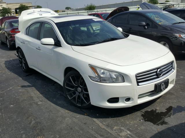 1N4AA5AP3EC440932 - 2014 NISSAN MAXIMA S WHITE photo 1