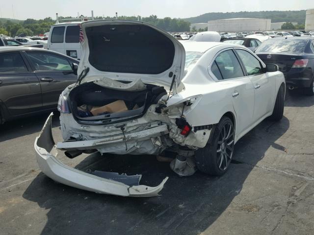 1N4AA5AP3EC440932 - 2014 NISSAN MAXIMA S WHITE photo 4