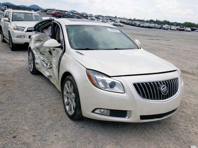 2G4GU5GV3D9216496 - 2013 BUICK REGAL PREM WHITE photo 1