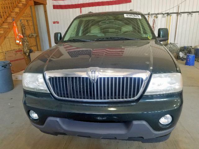 5LMEU78H43ZJ30238 - 2003 LINCOLN AVIATOR Yaşıl foto 9