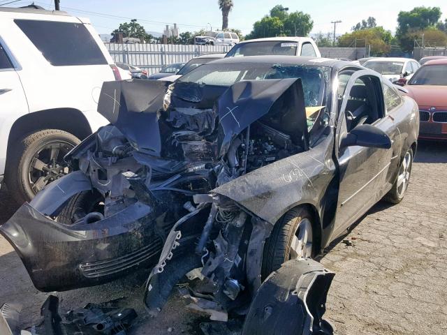 1G1AD1F5XA7147395 - 2010 CHEVROLET COBALT 1LT BLACK photo 2